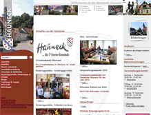 Tablet Screenshot of hauneck.de